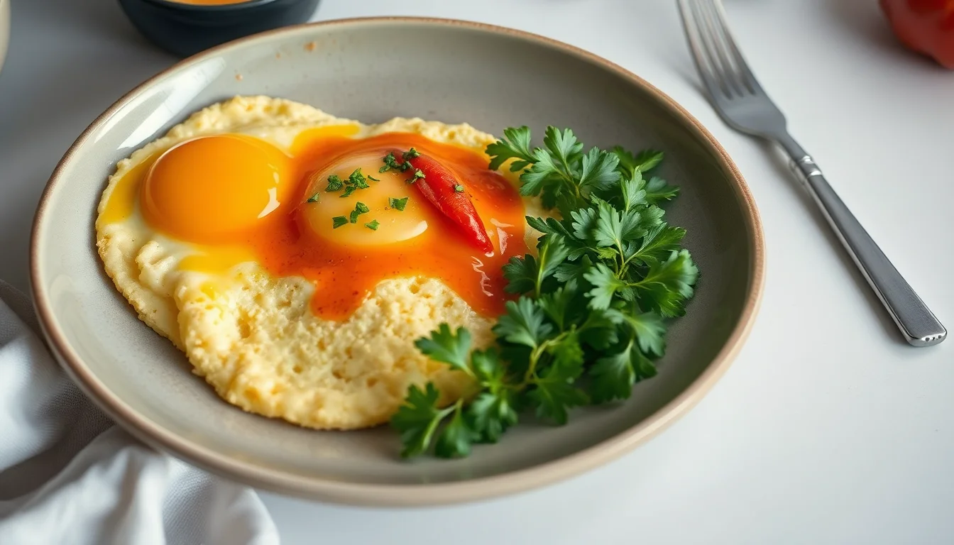 Omelett med paprika